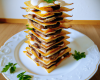 Mille-feuilles de pommes de terre aux champignons de Paris