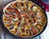 Tarte tomate, courgette, mozzarella