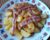 Pomme de terre et lardons poêlés