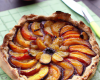 Tarte aux nectarines et raisins secs