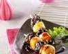 Brochette de saint Jacques aux pruneaux