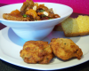 Stew d'agneau à ma façon, cornbread et galettes de pommes de terre