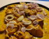 Poulet curry et oignons