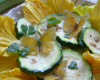 Farfalles aux courgettes aux zestes d'agrumes