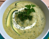 Velouté de courgettes aux herbes aromatiques