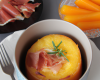 Cocotte de patate douce, coppa et mimolette