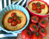 Flan de tomates au chèvre maison