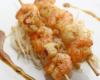 Brochettes de crevettes au Caprice des Dieux