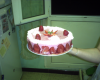 Entremets fraises et framboises