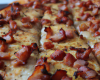 Pizza au poulet et bacon