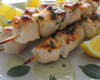 Brochettes de poulet au citron