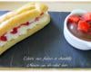 Éclairs fraises chantilly et sa mousse au chocolat noir