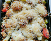 Crumble aux légumes croquants et mozzarella