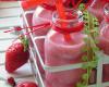 Smoothie aux fraises Gariguette, lait d'amande et Sichuan