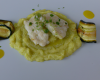 Cabillaud à la mousse de courgettes - purée bébé