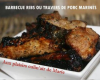 Ribs ou tavers de porc au barbecue et sa marinade