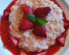 Risotto aux fraises rapide