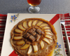 Rosace de boudin ardennais sur crêpe aux pommes et cidre, sirop de Liège