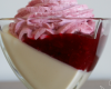 Panna cotta au chocolat blanc, cranberries en compote et en chantilly