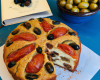 Cake provençal aux olives, tomates et chèvre frais 