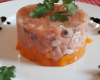 Terrine de Champerloises au tartare de saumon