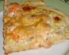 Pizza saumon et crevettes