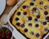 Clafoutis cerises-vanille