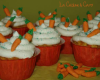 Cupcakes carottes nuage chocolat blanc