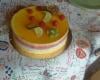 Bavarois aux fruits de la passion et à la mangue