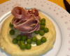 Purée de pois cassés jambon au porto