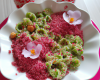 Quinoa en duo rose et vert