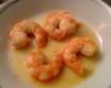 Gambas au beurre d'agrumes