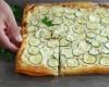 Tarte filo aux courgettes