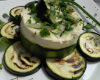 Flan à la courgette et chèvre frais