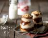 Verrines de riz au lait, sablés bretons et caramel au beurre salé