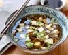 Bouillon de nouilles soba au tofu et ciboule