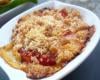 Crumble à la tomate et au chèvre