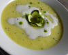 Velouté de courgette à la vache qui rit