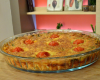 Quiche lorraine sans pâte au fromage de brebis Etorki