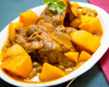 Curry de lapin aux poires