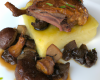 Confit de Canard parmentier aux cèpes