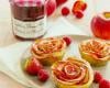 Tartelettes aux pétales de pommes et Confiture de Fraises-Framboises Bonne Maman®