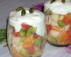 Verrine de fruits d'hiver