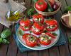 Tomates crues farcies façon panzanella