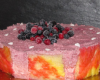 Entremets aux fruits rouges