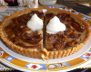 Tarte à l'Ardéchoise, crème de marron et crème fraîche