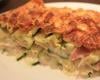 Lasagnes goûteuses : jambon, courgettes et camembert