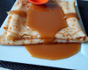 Pâte à crêpes et caramel au beurre salé