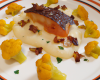 Parmentier de chou-fleur au cabillaud et chorizo