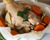 Papillote de poulet façon pot au feu